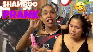 NALAGAS ANG BUHOK NI ATE . SOBRANG GALIT SI MAMA 🤣 ( SHAMPOO PRANK )