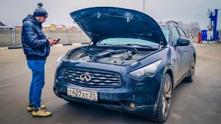 Incredible purchase story / DIRTY INFINITI FX50 in Russia.