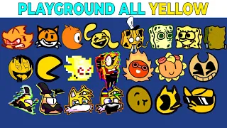 FNF Character Test | Gameplay VS My Playground | ALL Yellow Test #2