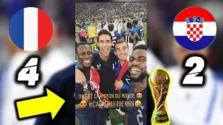 Players Reaction To France vs Croatia 4-2 | Ft Mbappe, Modric, Pogba (World Cup 2018)