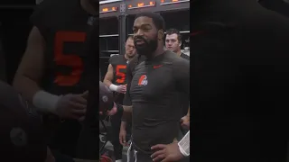 Jacoby Brissett gets the GAME BALL after OT WIN over Tampa Bay! | Cleveland Browns