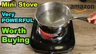 Mini Electric Stove Review -  Powerful Single Electric Burner - Mini Countertop Stove | Unbox Heaven