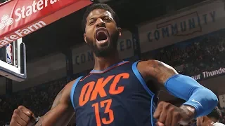 Thunder Win Without Westbrook, Carmelo! Paul George 33 Pts! 2017-18 Season