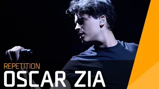 Oscar Zia - Human | Smygtitta på hans rep inför Melodifestivalen 2016