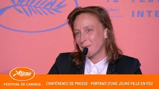 PORTAIT DE LA JEUNE FILLE EN FEU - Press conference - Cannes 2019 - EV