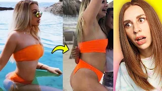 Your Daily Reminder That Social Media Is FAKE #instagramvsreality - REACTION