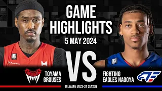 Toyama Grouses vs. Fighting Eagles Nagoya - Game Highlights