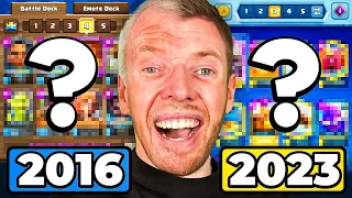 😱🤯Ich spiele das BESTE DECK aus JEDEM JAHR... (2016 - 2023) | Clash Royale Deutsch