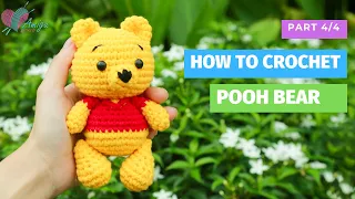 #190 | Amigurumi Pooh Bear Crochet Pattern (4/4) | How To Crochet Amigurumi Animal | AmiguWorld