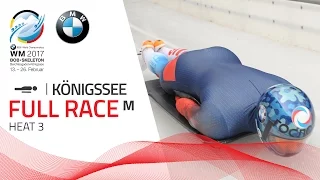 Full Race Men's Skeleton Heat 3 | Königssee | BMW IBSF World Championships 2017