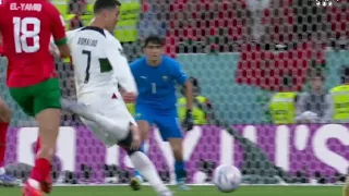 Cristiano Ronaldo's (CR7) big chance against Morocco! | Morocco vs Portugal |Worldcup 2022 Qatar