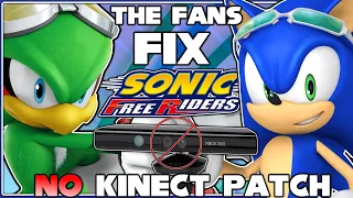 The WORST Sonic Game Is Good Now? | Sonic Free Riders No Kinect Patch Review