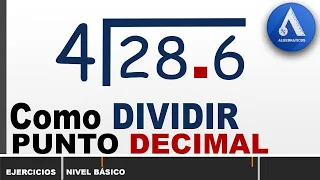 Como hacer DIVISIONES con PUNTO DECIMAL (Nivel Secundaria)