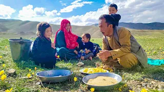 Twin Children's Journey in Nature | Village Life in Afghanistan | Cooking and having fun | #vlog