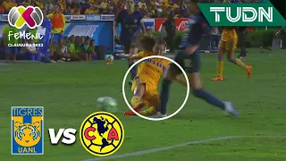 ¡Voló Alison! González sufre tremenda caída | Tigres 0-0 América | CL2023 Femenil - Semis | TUDN