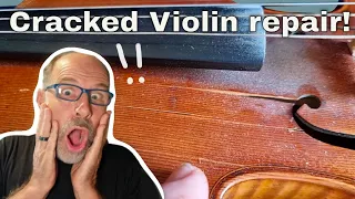 Broken Violin!! Can Olaf Repair This Cracked Violin?