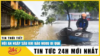 Tin tức 24h mới Tin tối 28/9 Hội An ngập sâu, du khách thuê ghe tham quan sau bão