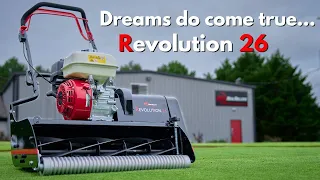 Introducing the Revolution 26 Reel Mower by Reel Rollers