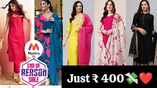 ₹400 Mein Suit Sets❤||Myntra Suit Set Haul|| Try On Haul||Honest Review ❤#suitsethaul #myntra