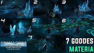 where to finds all 7 goddess materia Crisis Core - Final Fantasy VII - Reunion