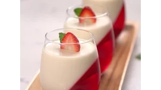 Strawberry Panna Cotta