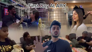 FIRST DAY AT ARY DIGITAL OFFICE | ARY WARRIORS SHOW SET.🔥