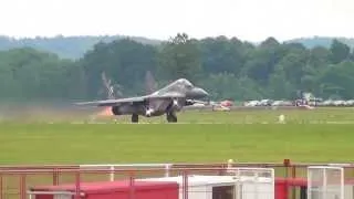 Mig-29 take off for display Piknik Lotniczy Świdwin 29.06.13