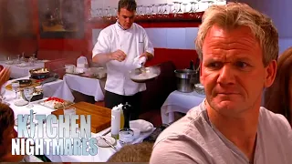 Gordon Tries Not To Laugh In A Cooking Lesson | Kitchen Nightmares