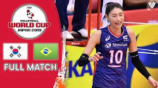 Korea 🆚 Brazil - Full Match | Women’s Volleyball World Cup 2019