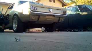 1965 Mustang 289 Flowmaster exhaust