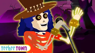 Midnight Magic - Five Skeletons Were Rocking At A Party + Spooky Scary Songs By Teehee Town