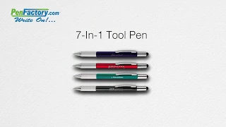 7 in 1 Promotional Multi Tool Pen - Penfactory.com