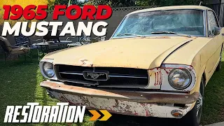 Ripping Out The INTERIOR And Floor Pan Removal On My 65 FORD MUSTANG | Putting On New Tires| Part 3