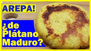 AREPAS DE PLATANO MADURO / Con queso / Fácil y Rápidas / Recetas Venezolanas