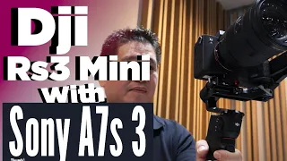 DJI RS3 MINI WITH SONY A7SIII AND SONY 24-70MM G MASTER