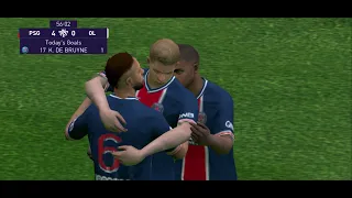 PSG VS OLYMPIQUE LYONNAIS | GAMEPLAY | PES 2021 | HIGHLIGHTS | PSG VS OL | PES MATCHES DAILY