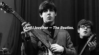 And I love her - The Beatles (subtitulada al español)