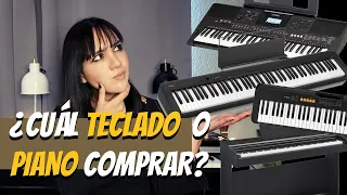 ¿Cuál teclado o piano compro? 🎹 Te explico los tipos de piano |  MARCELA