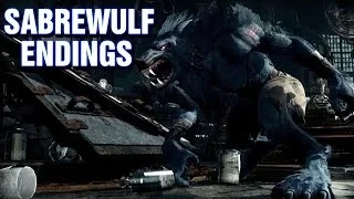 All Sabrewulf Endings - Killer Instinct