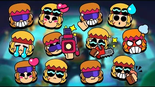 ALL Buster And Chainsaw Buster Pins In Brawl Stars!