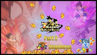 Fated Clash! Luck vs Shaft! Rage Against The RNG! Part 2 Anniversary LR Summon! Dokkan Battle!