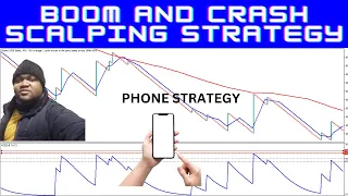 BOOM AND CRASH SCALPING STRATEGY. PHONE STRATEGY