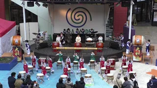 大和保育園和太鼓演奏令和2年テーマ曲「月の光」