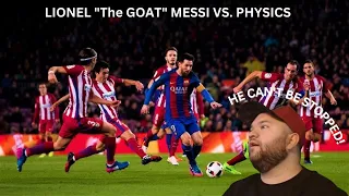 American's First Time Watching LIONEL MESSI vs PHYSICS - Angel Reacts