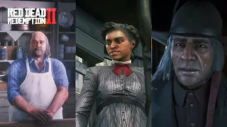 RDR2 - John dizendo pras pessoas que o Arthur morreu e reencontrando membros da gangue