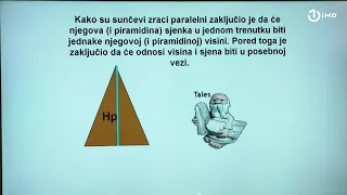 Domaća zadaća za 8. razred: Matematika - Talesova teorema - uvod