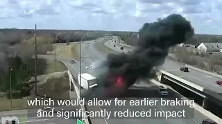 V2X can prevent horrible truck crash explosion