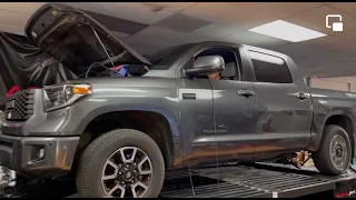 2019 Toyota Tundra on the dyno