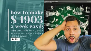 How I made $1903 in 2022 ridesharing in a Rental Tesla