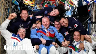 Astronauts hold zero-gravity Olympics aboard International Space Station